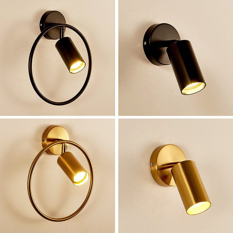 Round Iron Wall Lamp