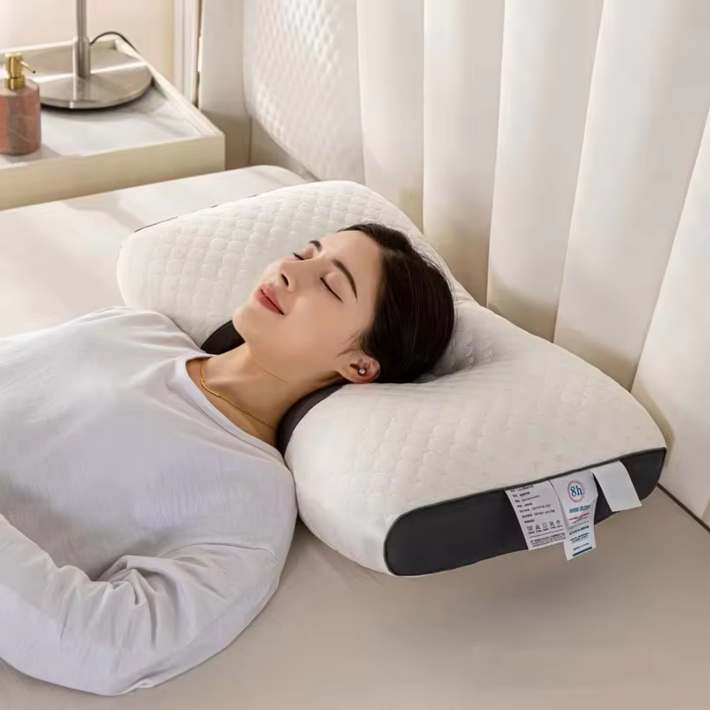Ergonomic Neck Pillow Memory Foam Breathable Contour