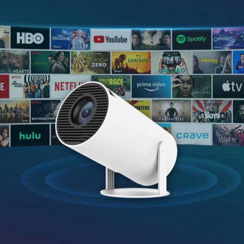 UltraScreen - Intelligent 4K Projector with Seamless Connectivity Options for Movies and Gaming