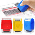 Data protection seal roller stamp