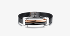 Dual Tone Korean Style Men's Bracelet made of Stainless Steel