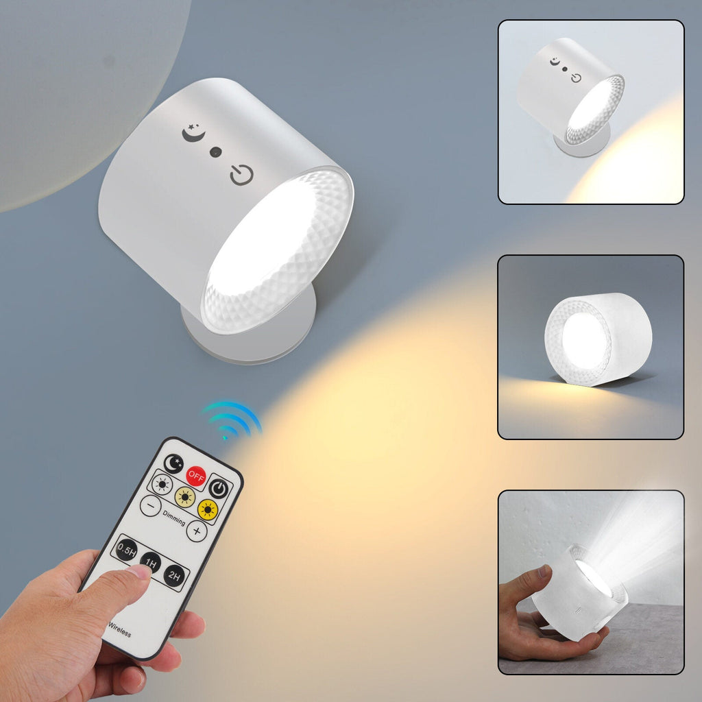 LED Wall Lamp - Rechargeable, Magnetic & Dual-Sided Lighting for Indoor Use