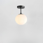 NordLux LED Glass Ceiling Light – White Globe