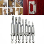Automatic center hinges for wooden doors