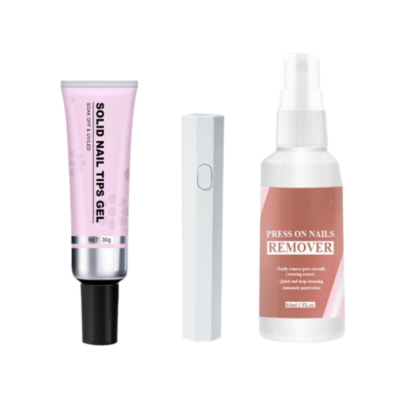 Magic Solid Nail Glue Set 3-in-1 Nail Art Sets