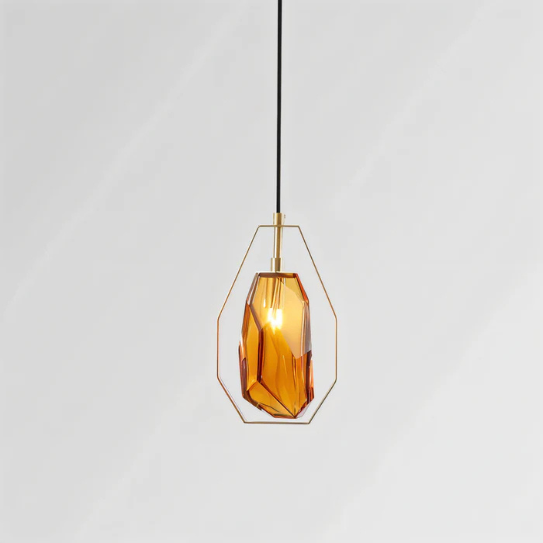 Minimalistic Glass Pendant Light