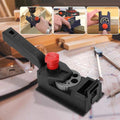 Universal adjustable drill hole gauge