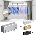 Retractable clothesline for indoors/outdoors