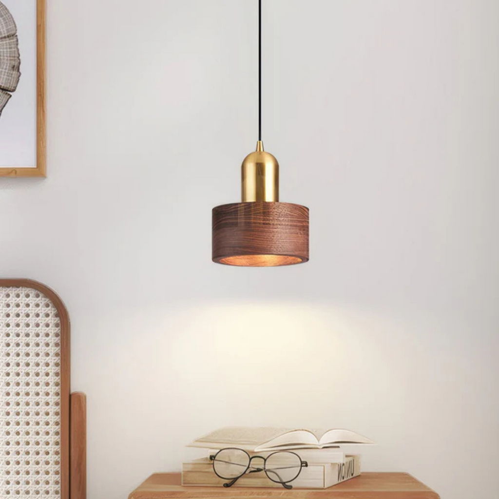 Design Pendant Lamp With Gold Accent