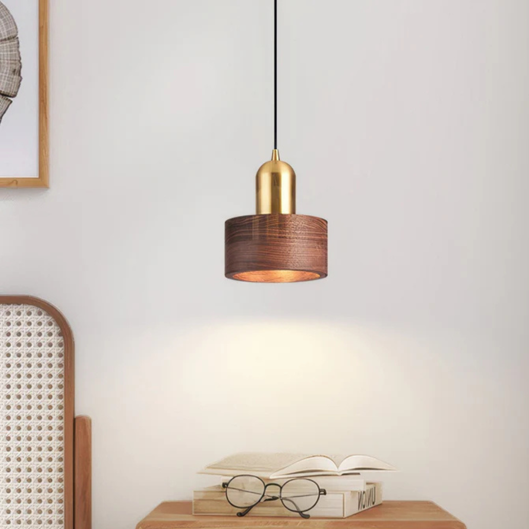 Design Pendant Lamp With Gold Accent