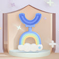 Children's Rainbow U-shaped Toothbrush