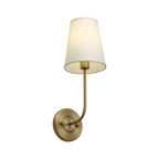 LoomGlow – Modern Wall Lamp Featuring Woven Metal and Soft Fabric