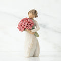 Ornament - Girl with a bouquet