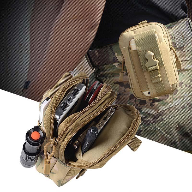 Water-resistant hip bag for men