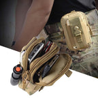 Water-resistant hip bag for men