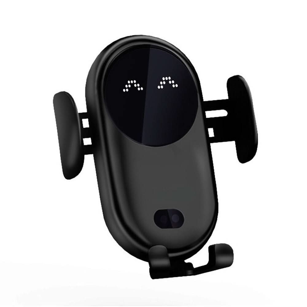 Wireless Car Phone Holder with Fast Charging and Auto Clamp