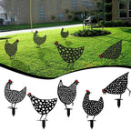 Simulated Chicken Ornament for the Garden