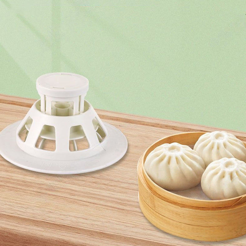 Flower-shaped bun and pastry machine
