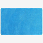 Feblilac Solid Color Tufted Bath Mat, Multiple Sizes Bath Mat, Pure Non-Slip Bath Mat