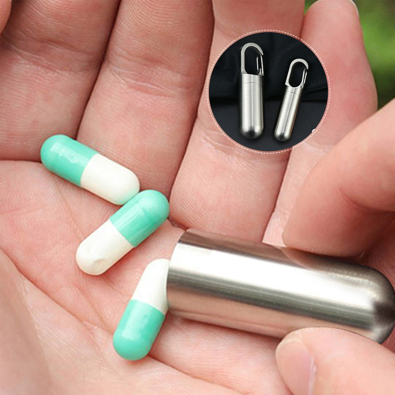 Portable Medication Box made of Stainless Steel