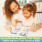 Phonics Flashcards - Learning to read in 20 steps - Digraphs CVC mixtures long vowel sounds