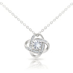 To my daughter dear knot necklace