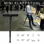 Portable Mini Folding Chair for Queuing Outdoors etc.