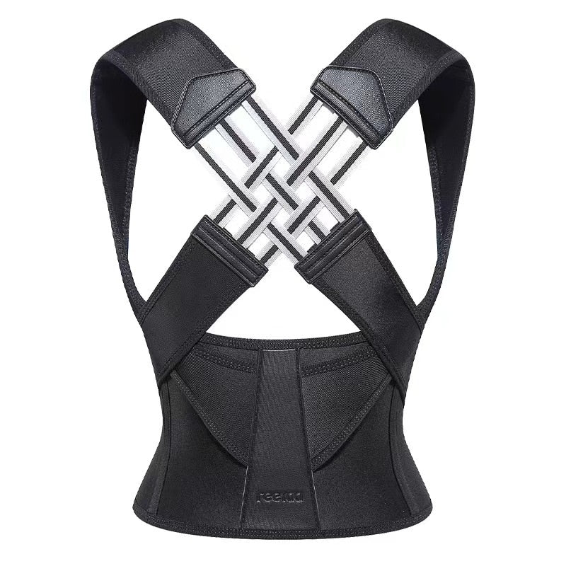 HealthPost 3-in-1 Back Posture Corrector | Adjustable Back Support for Office, Sports & Daily Life | Upper & Lower Back
