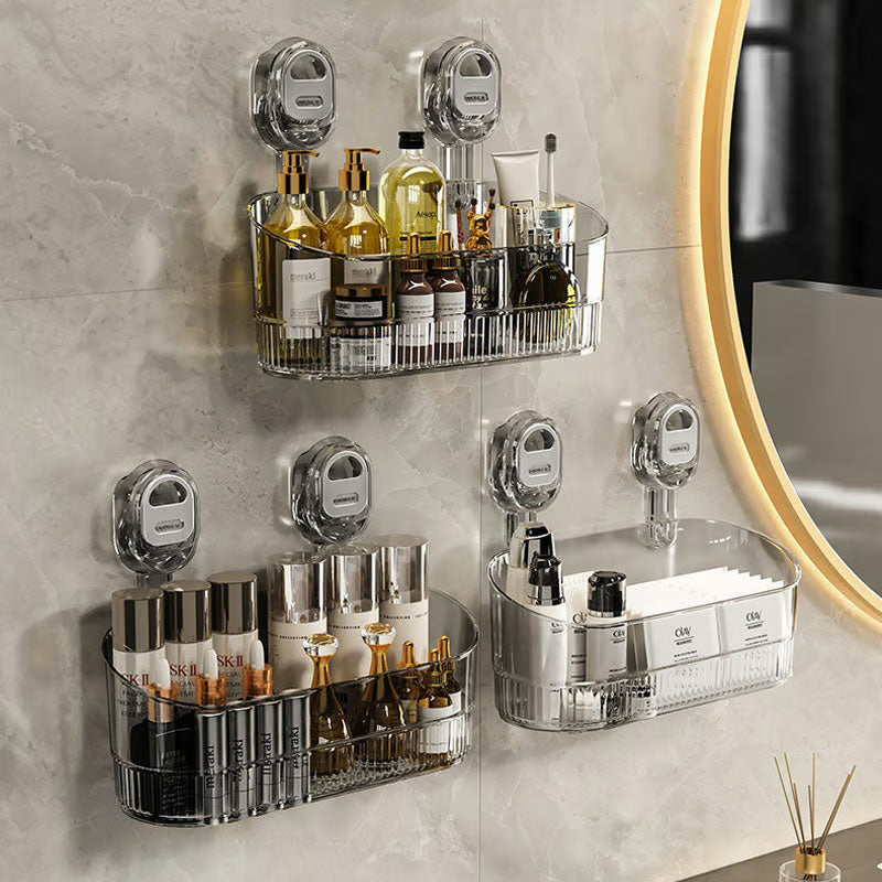 No-Drill Bathroom Suction Cup Storage Box
