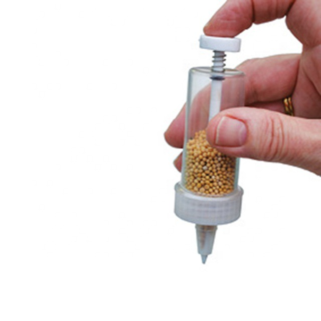 Seed dispenser for precise sowing – Easy to handle seed funnel