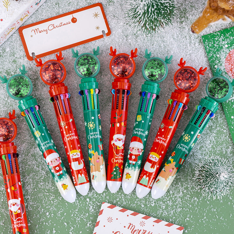 Sweet Christmas Glitter Pens