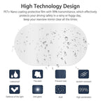 Mirror Anti Water Mist Protective Film (2 Pcs)