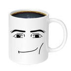 Emoji printed ceramic mug