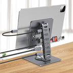 8-Port Hub Extension Foldable Adjustable Aluminum Alloy Stand