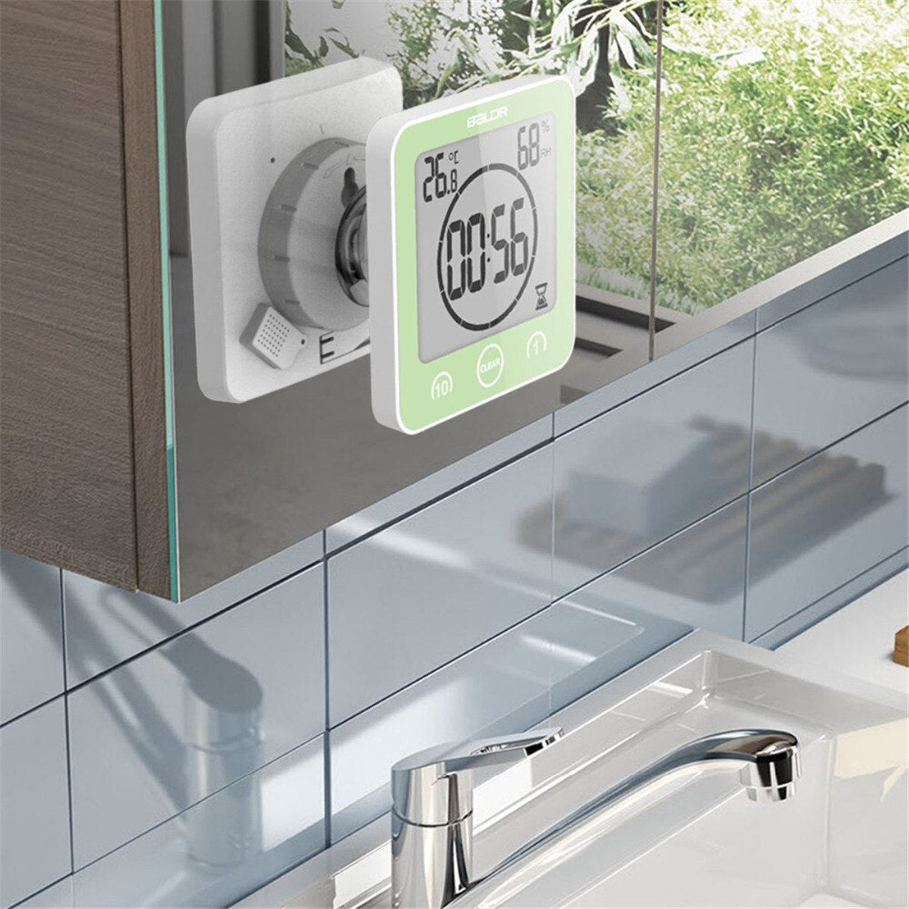 Waterproof Shower Clock – Always On Time, Even In The Bathroom