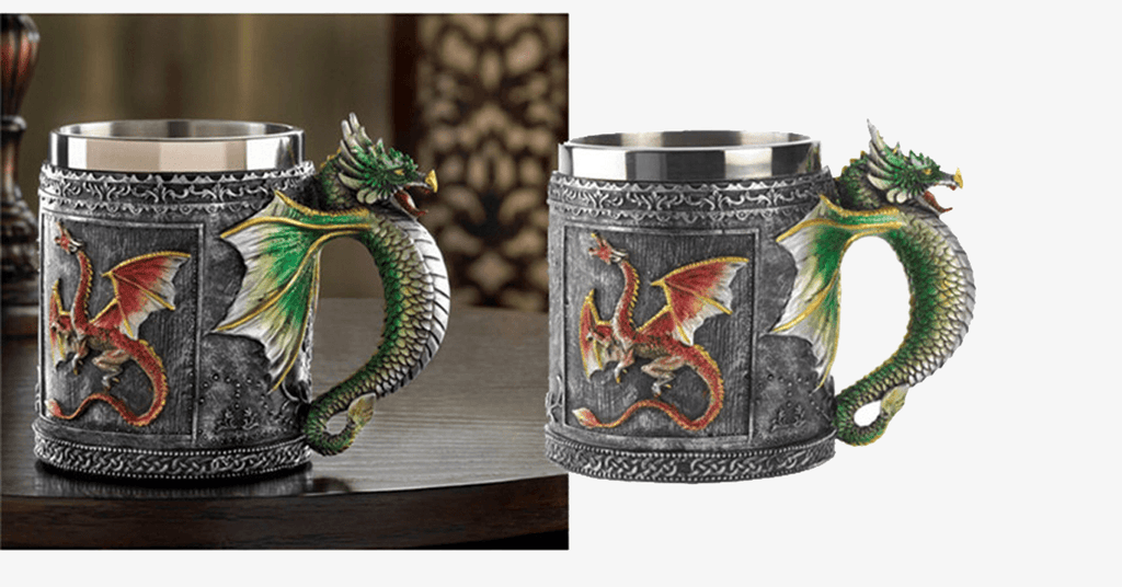 3D Stainless Steel Dragon Mug – Make your kids happier with a funky mug!