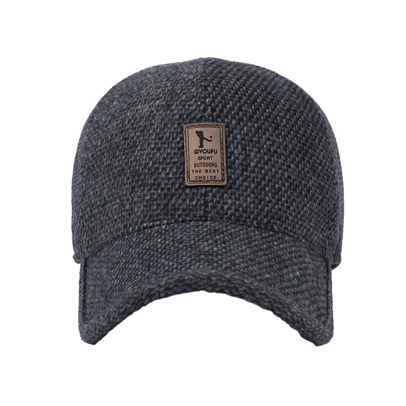 Winter baseball cap with ear protectors