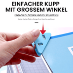 Triangular data closure clips