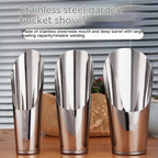 Stainless Steel Scoop for Potting Soil – Robust Planting Scoop for Garden and Balcony