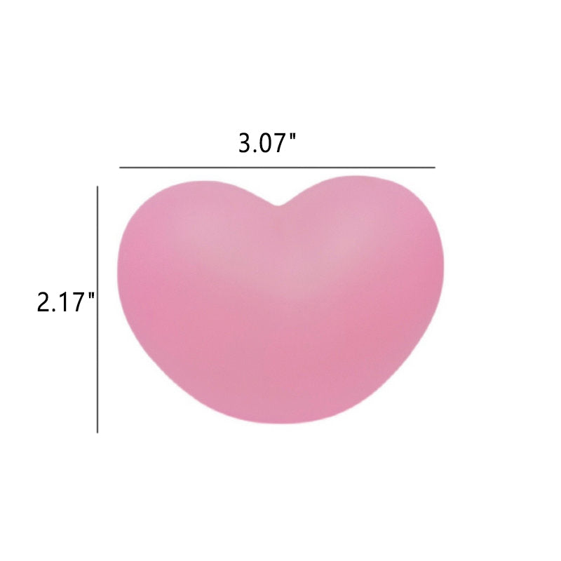 LuvSphere Silicone LED Night Light | Heart-Shaped Design | Table Lamp | Warm Mood Light | Decorative