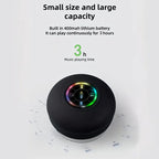 Mini Bluetooth Shower Speaker With LED Light