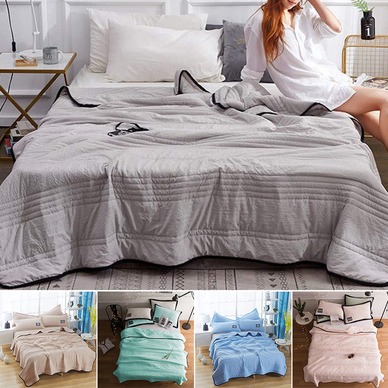 Lightweight Summer Cool Comforter Ultra Cozy Soft Blanket
