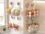 Opalys | Storage grid with suction cup – efficient drainage – elegant design