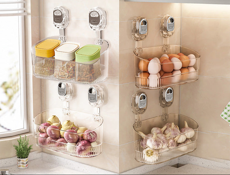 Opalys | Storage grid with suction cup – efficient drainage – elegant design