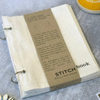 White Fabric Sketchbook