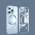 Electroplating Wireless Magnetic Charging All-Inclusive Lens Case for iPhone