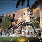 Halloween Spider Decorations, stretchable spider web