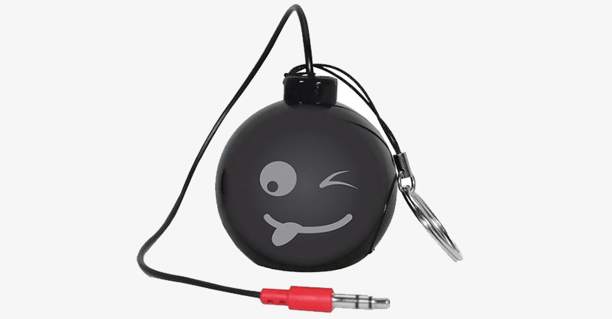 Mini Bomb Speaker - Portable and Rechargeable - Stereo Quality Speaker that is Easy to Transport
