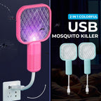 USB Mosquito Repeller with LED and Safety Net – 2-in-1 Design