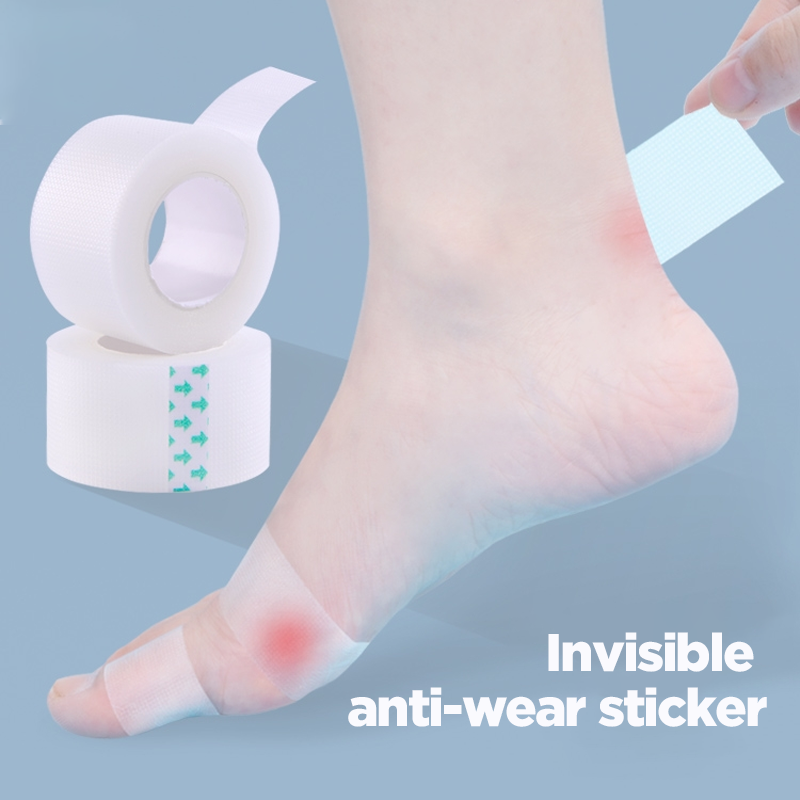 Invisible breathable protective heel pads, 1 roll, 5M